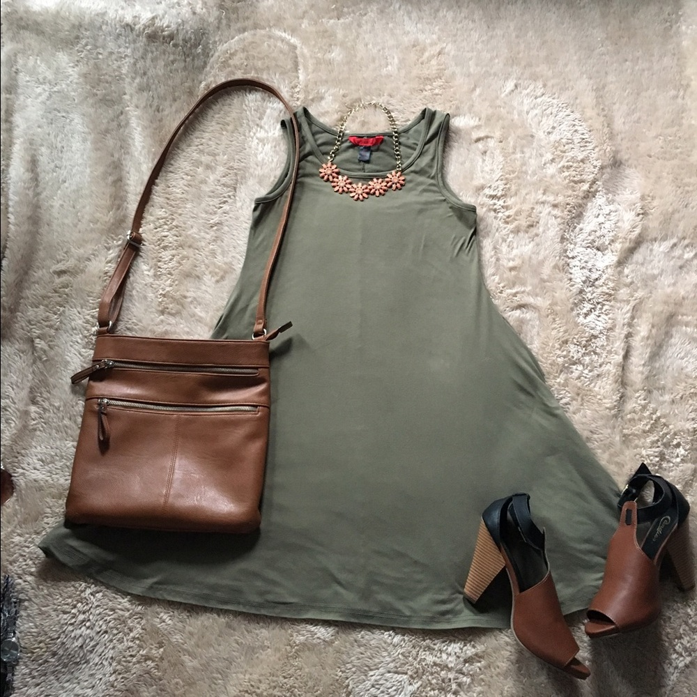 Army green dress