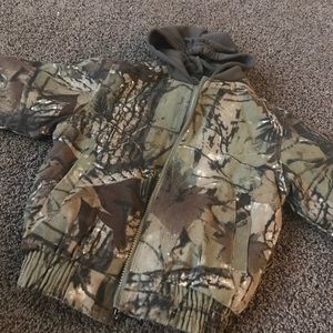 Camouflage winter jacket