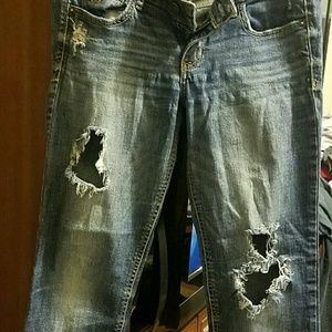 Hollister distressed jeans