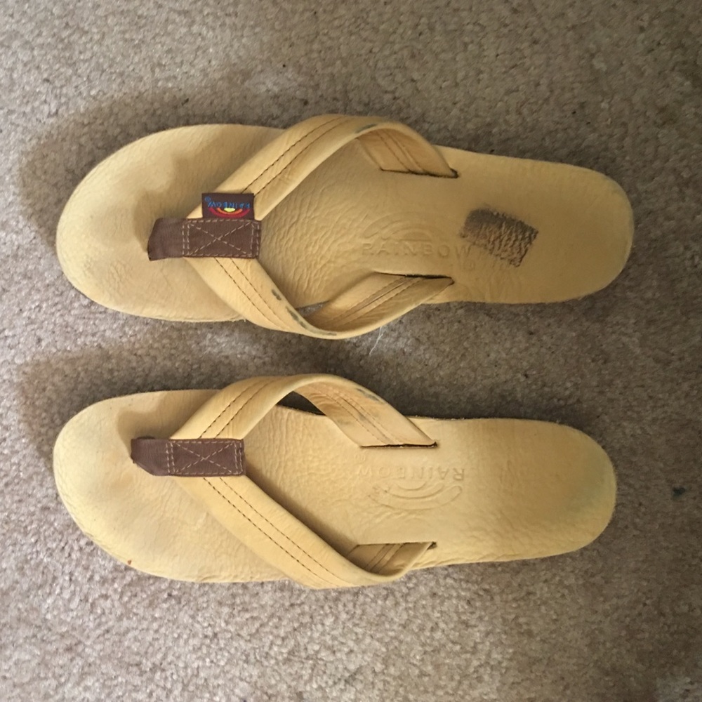 Womens yellow rainbows