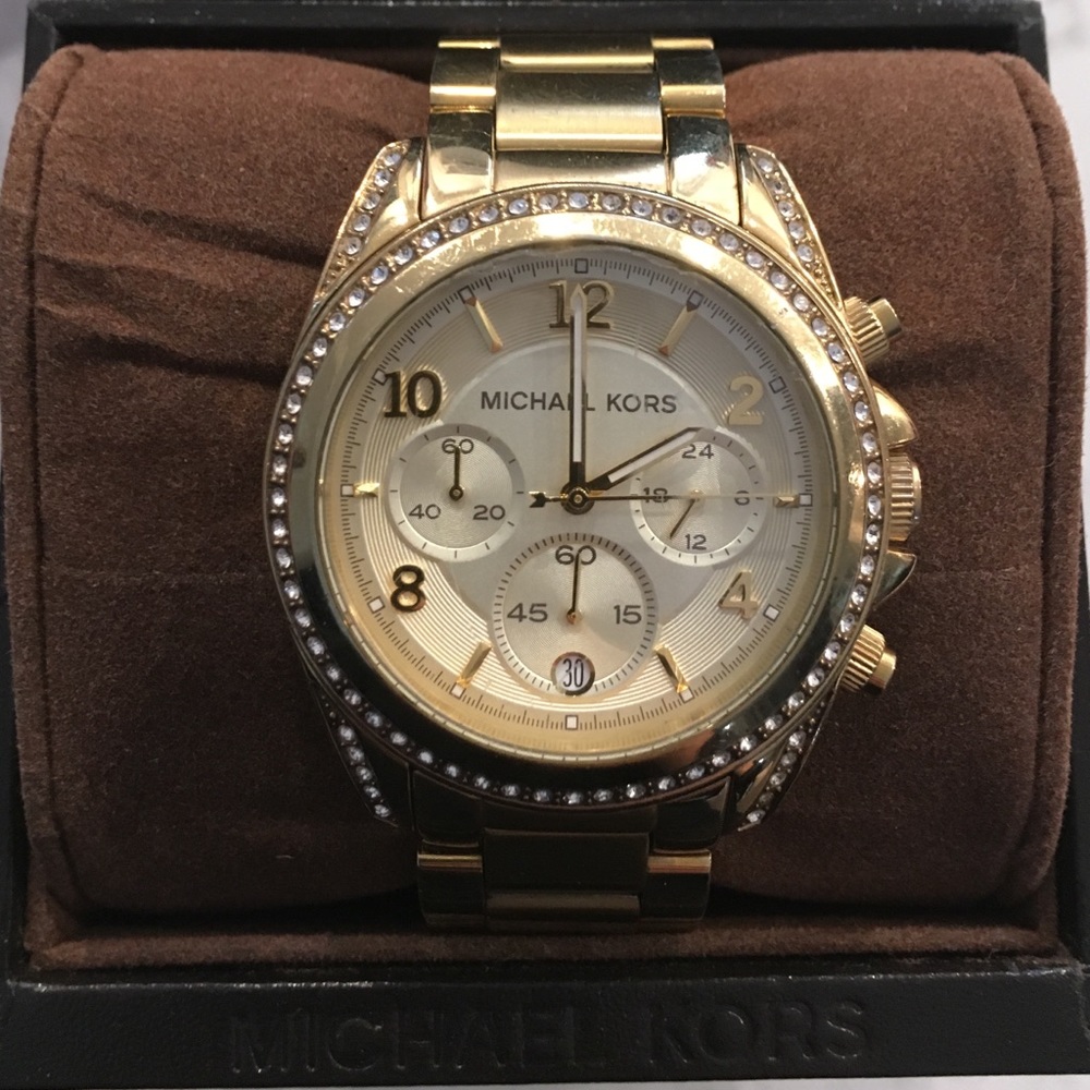 Authentic MK gold watch!
