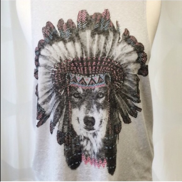 Wolf Boho Graphic Tank😍🤘🏼 - Picture 2 of 4