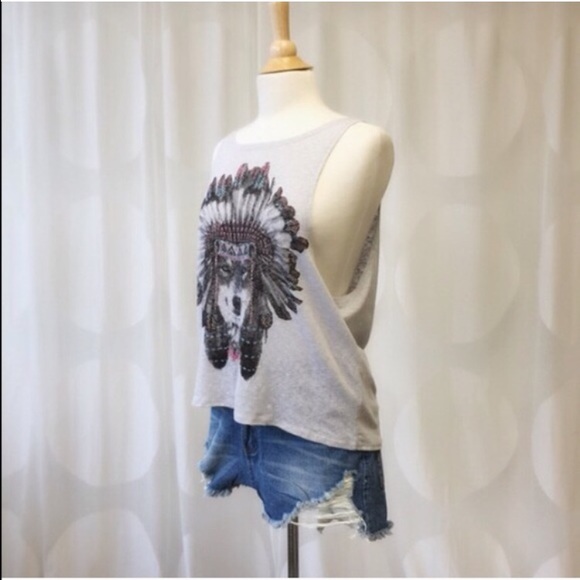 Wolf Boho Graphic Tank😍🤘🏼 - Picture 3 of 4