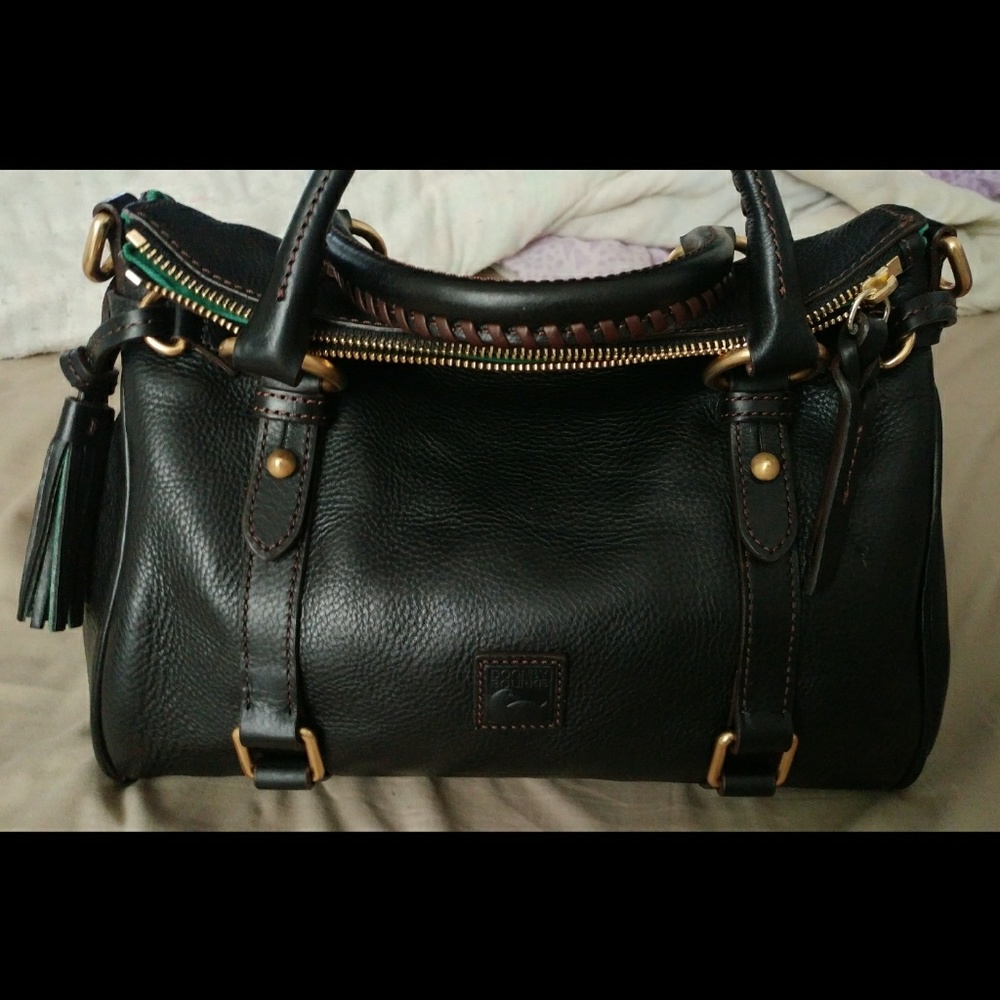 Dooney and Bourke Small Florentine Satchel Black
