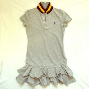 Ralph Lauren Rugby Polo Gray Dress