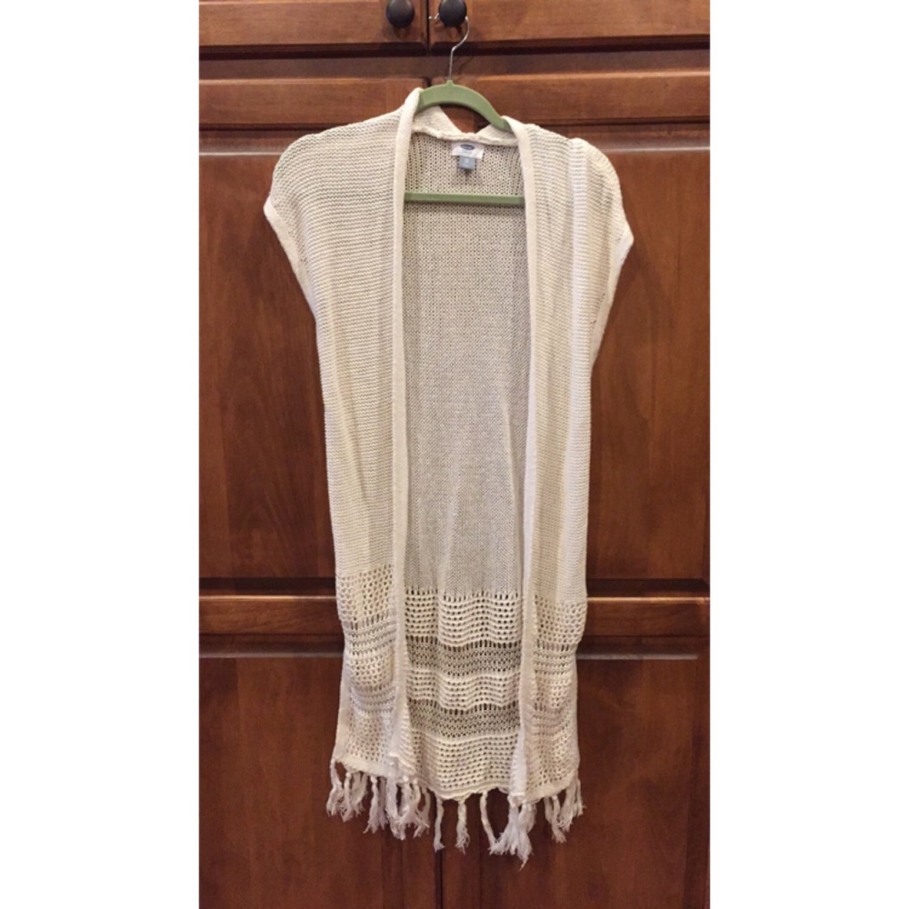 Cream Duster Vest