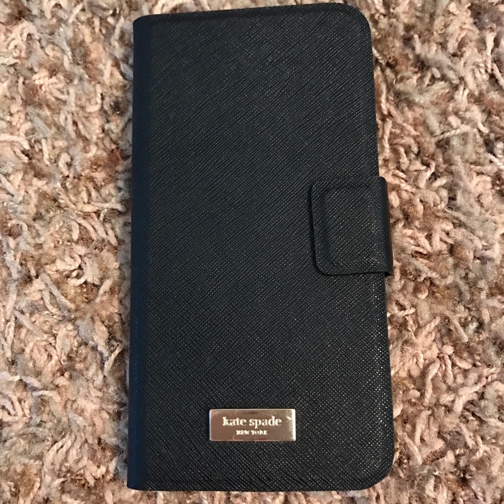 iPhone 6 Plus Kate Spade black wallet case
