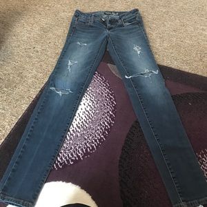 American Eagle ripped skinny jeans