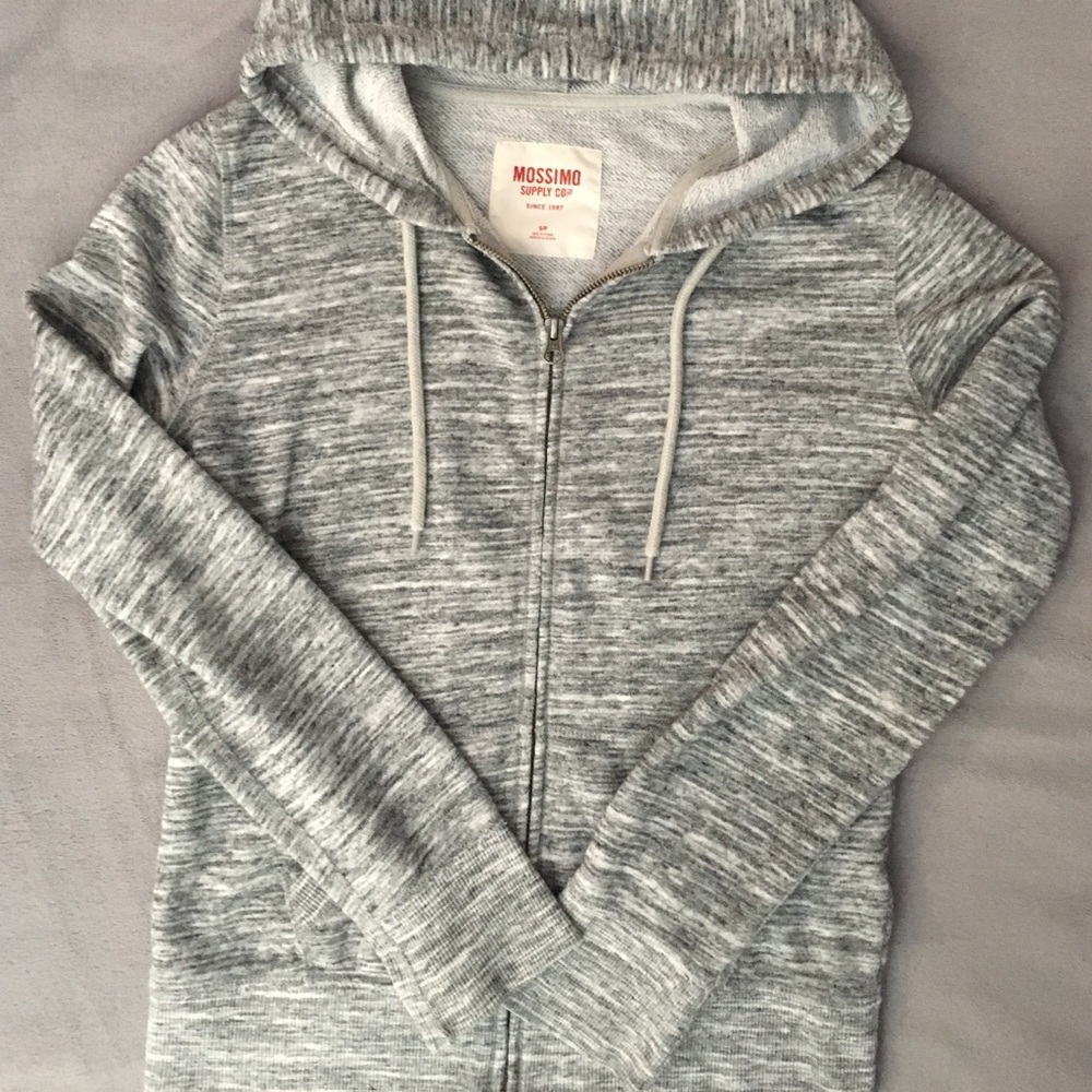Grey Zip Up Hoodie Mossimo Supply Co.