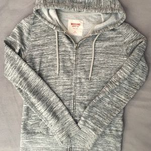 Grey Zip Up Hoodie Mossimo Supply Co.