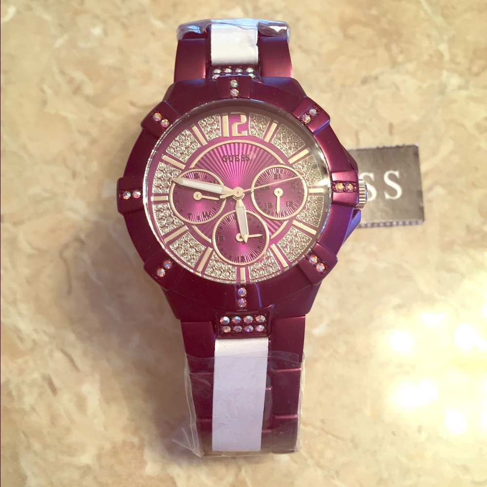 NEW Guess Purple Watch
