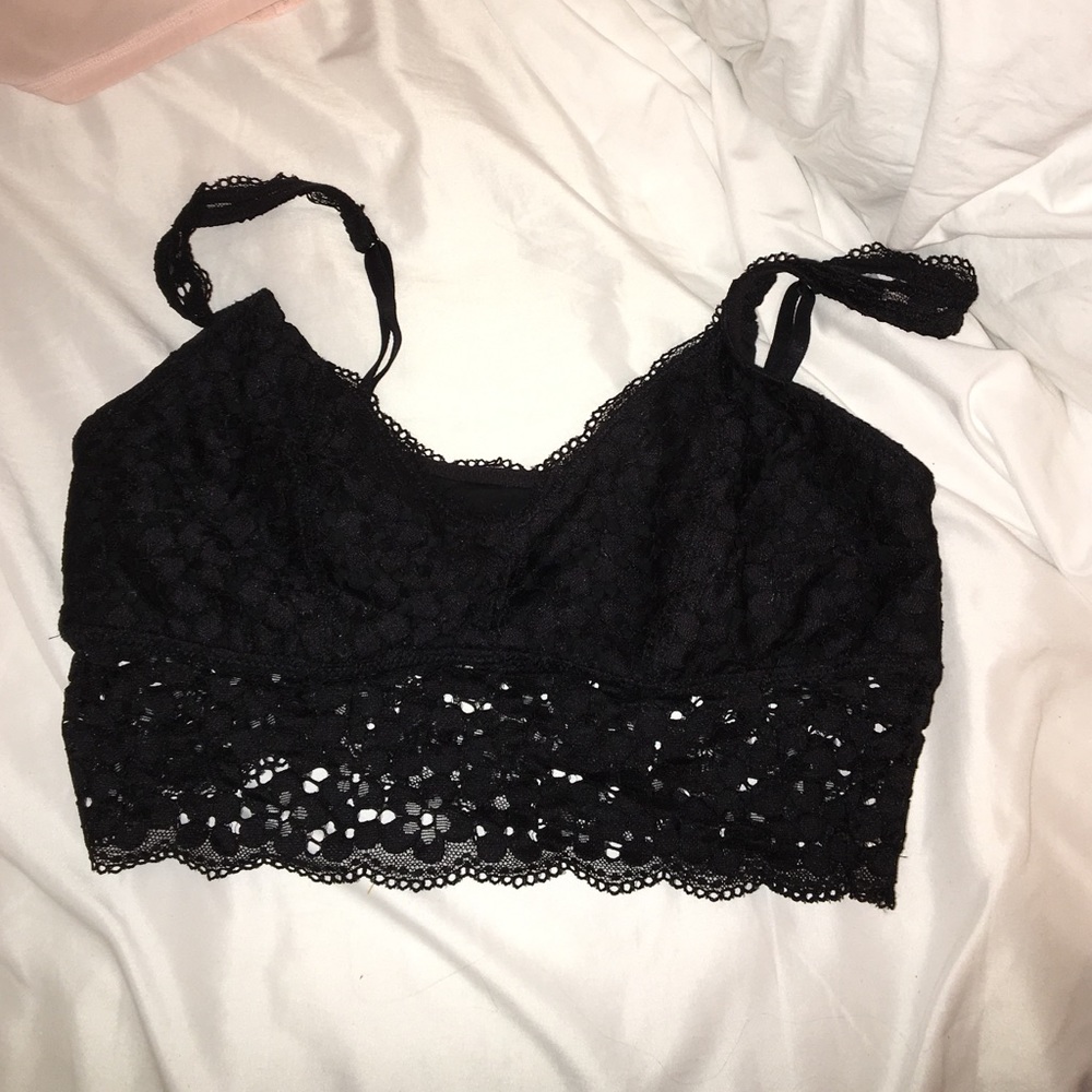 Black bralette