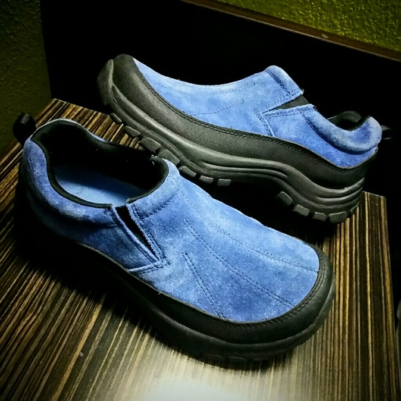 Lands End Shoes - Lands End ALL WEATHER Leather Slip On Moccasins