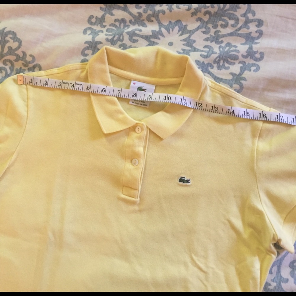 RESERVED Lacoste Polo Shirts RED (46) GREEN (44) - Picture 5 of 6