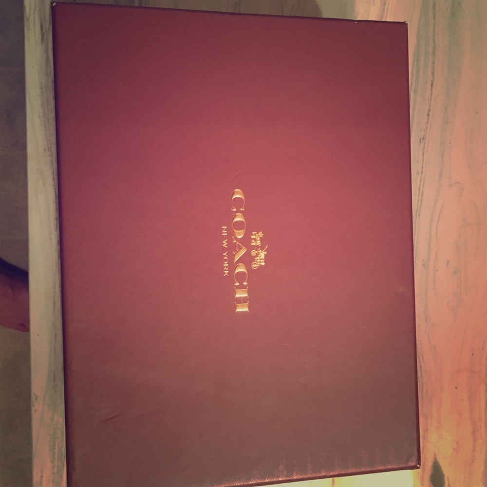 Authentic Coach Shoe Box