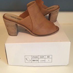 Olivia miller peep toe heel