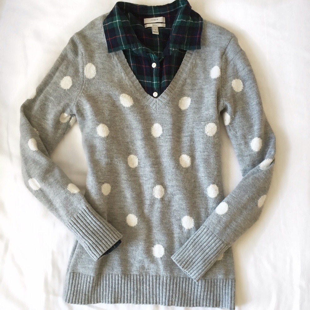 Polka dot sweater