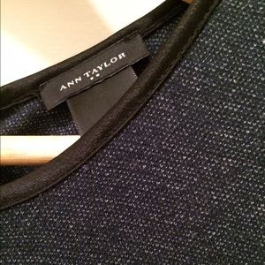 Ann Taylor blue/black dress