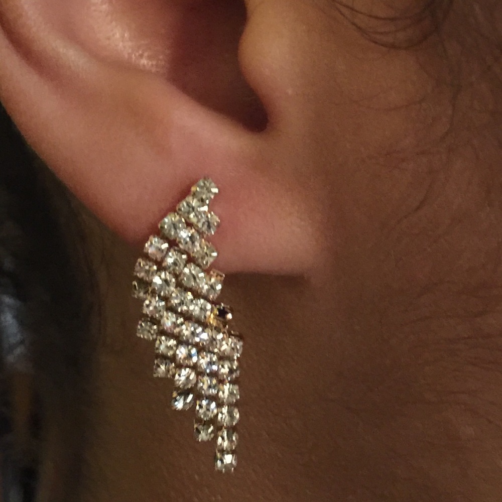 Crystal earrings - Picture 3 of 4