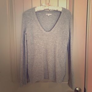 ❗️REDUCED❗️Heather Grey Scoop Neck Sweater
