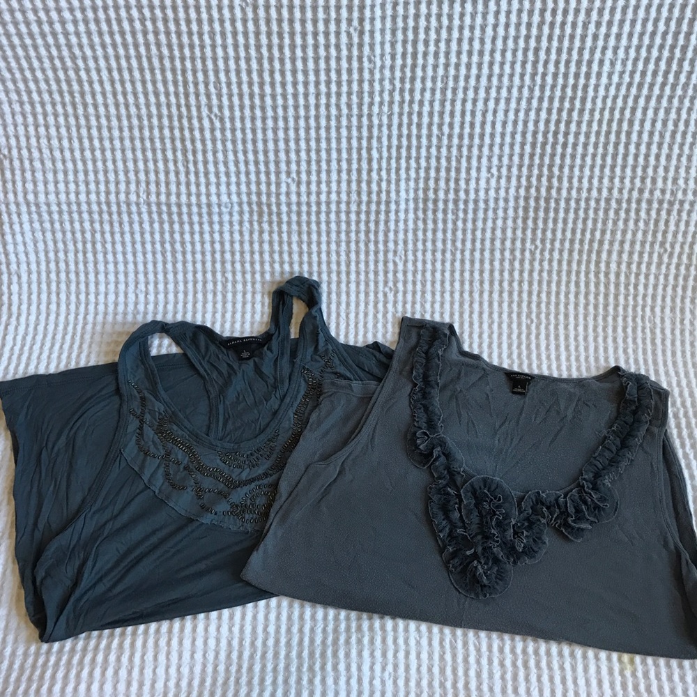 Two dressy tank tops