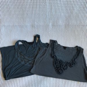 Two dressy tank tops