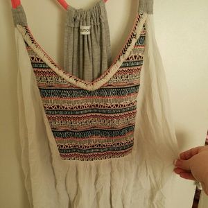 Aztec top, racerback style