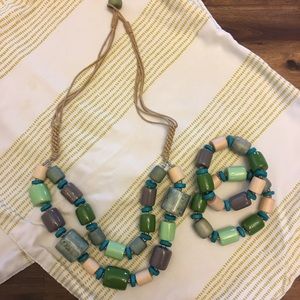 Tropical vibes 🌴 Necklace and bracelet set