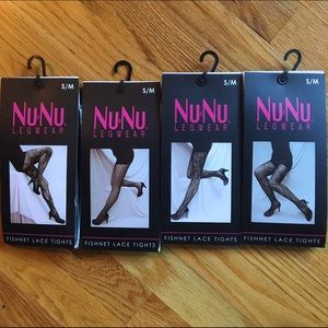 NWT Lace Fishnet Tights