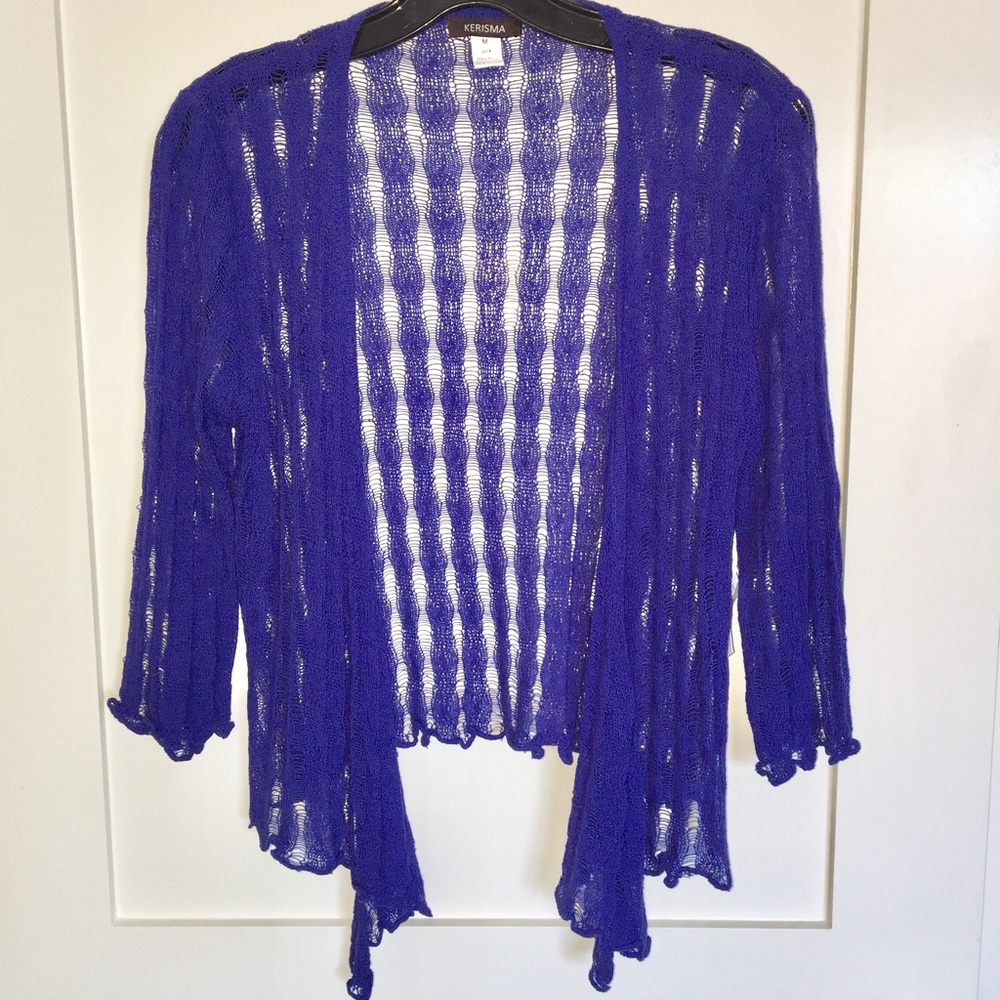 Kerisma cobalt cardigan NWT