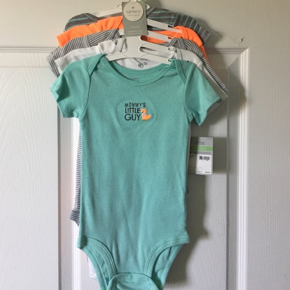 5  Carters Bodysuits