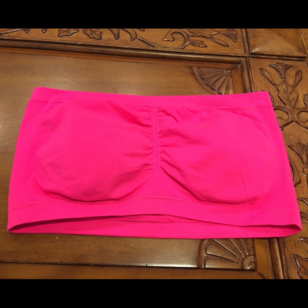 Neon pink bandeau