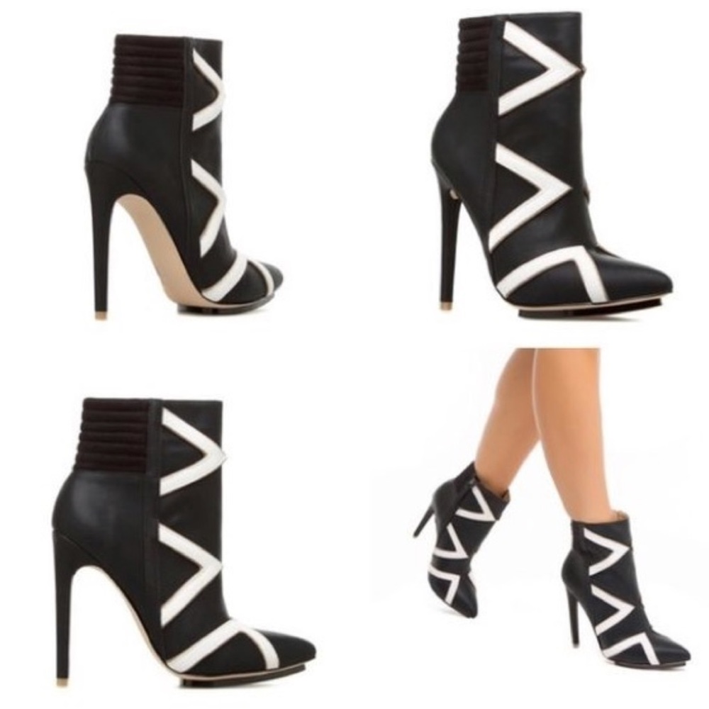 KAORU GX Black/White Bootie