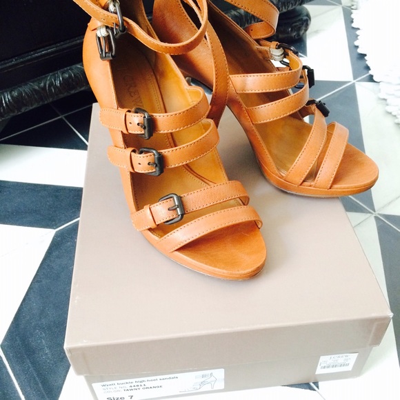 J. Crew • Wyatt Buckle High-heel Sandals - Picture 5 of 6