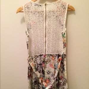 Closet floral lace/tie-back dress UK 14