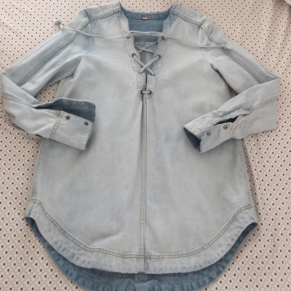 Free people -mini jean dress
