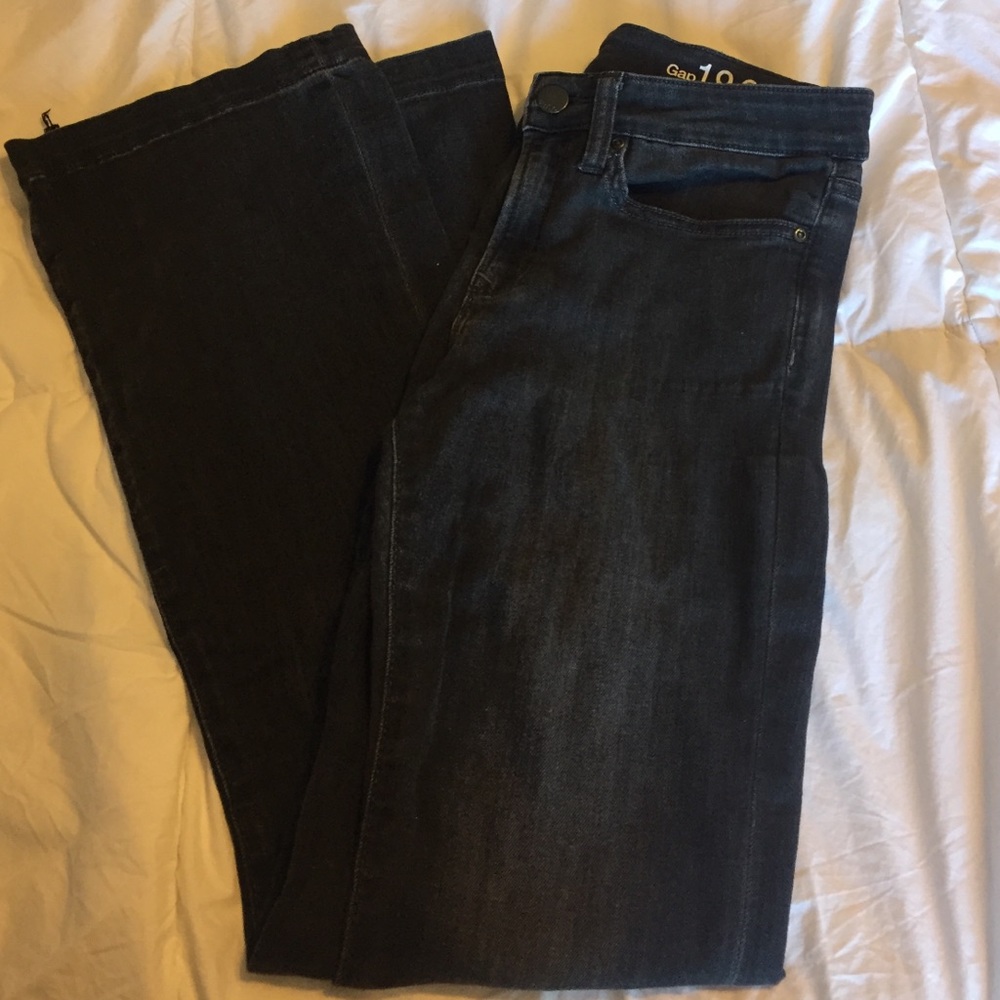 GAP Long and Lean Black Jeans