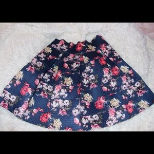 Flower Pattern Skirt