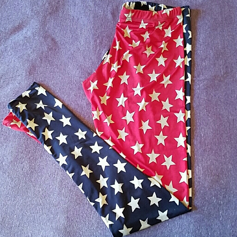American Flag Leggings