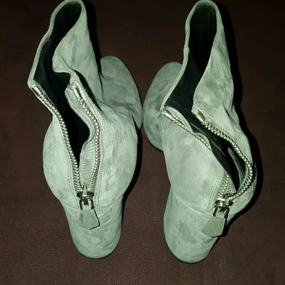 Prada Grey Suede Booties - Picture 3 of 4