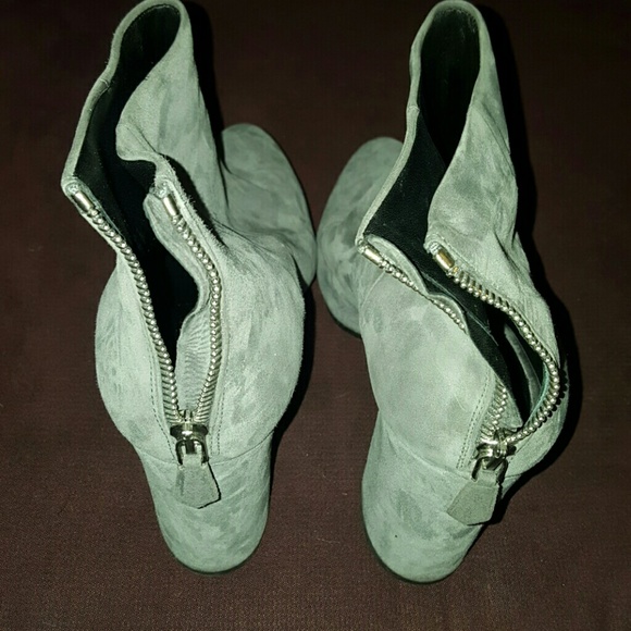 Prada Grey Suede Booties - Picture 3 of 4