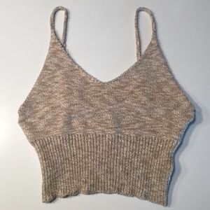 NWT knit crop top