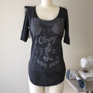 Obey Graphic Tee Raglan