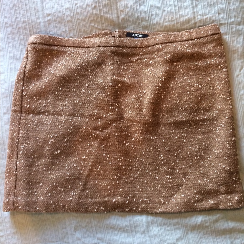 Gold winter skirt