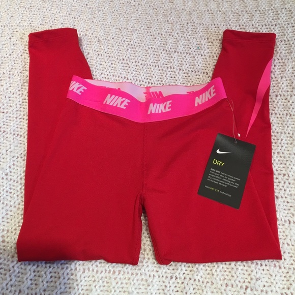 NIKE Girls Dri-Fit Leggings - Picture 2 of 4
