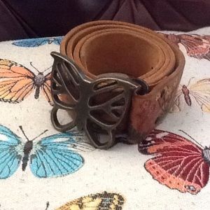 Leather Butterfly Belt