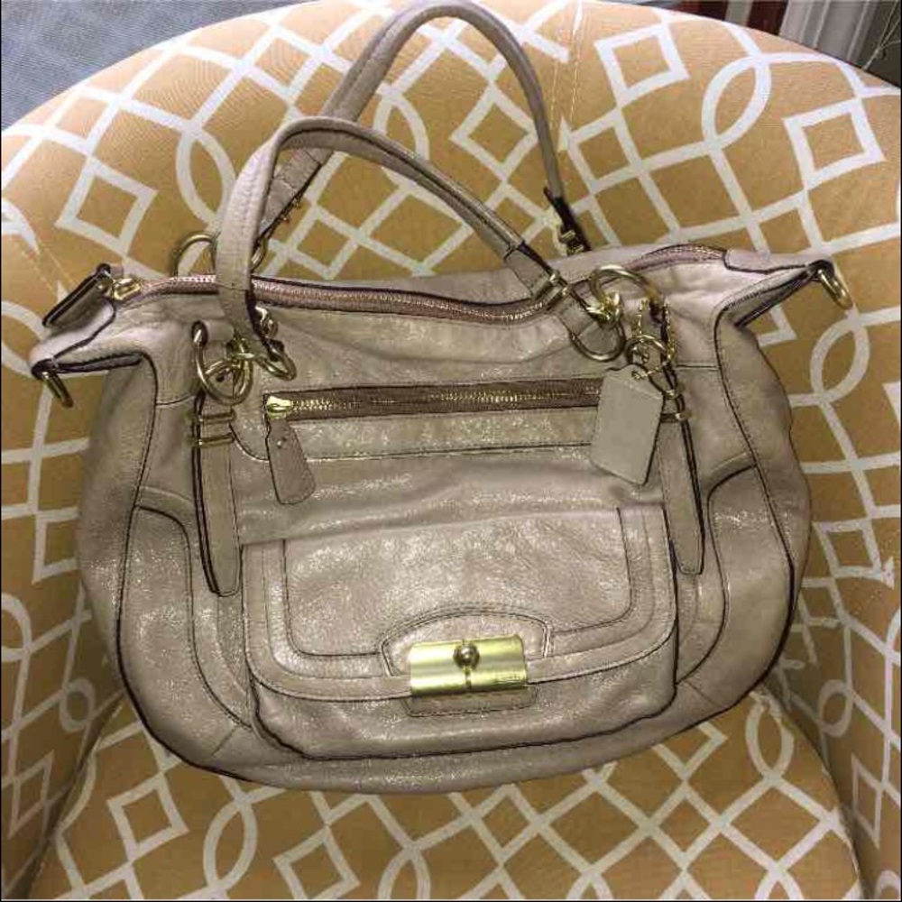 Beautiful coach bag "Kirsten sage"