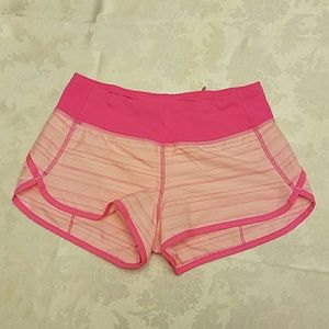 New Lululemon Athletica Hot Pink Short
