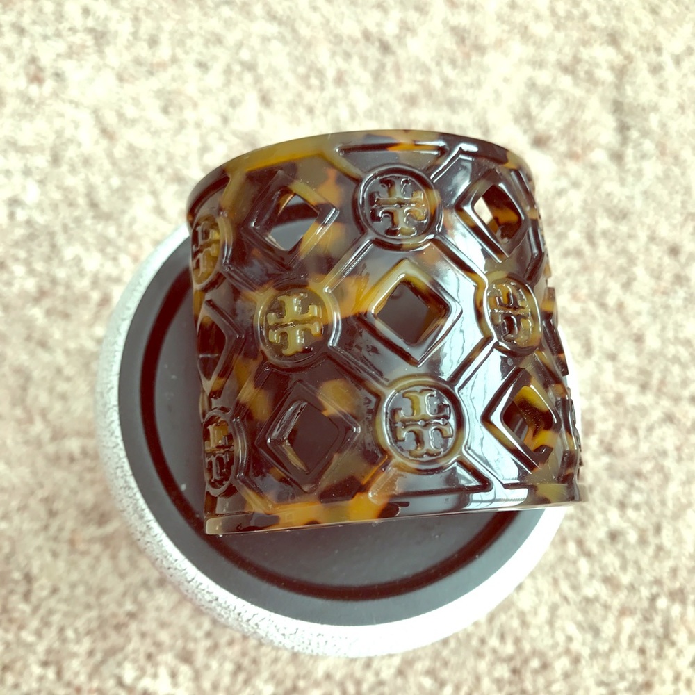 ‼️SALE‼️ Tory Burch Tortoise Resin Statement Cuff