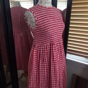 Cotton gingham dress